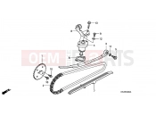HONDA FES150A7 S-WING ABS MKH 2007 E-4 CAM CHAIN/TENSIONER
