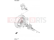 SUZUKI GW250-Z L7 (2017) Inazuma (P21) 550A - REAR WHEEL