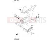 SUZUKI GW250-Z L7 (2017) Inazuma (P21) 541A - REAR SWINGINGARM