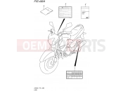 SUZUKI GW250-Z L7 (2017) Inazuma (P21) 496A - LABEL