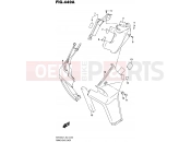 SUZUKI VZR1800-BZ L7 (2017) Intruder M1800R / Boulevard M109R (E19) 449A - FRAME HEAD COVER (VZR1800L7 E19)