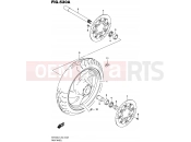 SUZUKI VZR1800-BZ L7 (2017) Intruder M1800R / Boulevard M109R (E19) 530A - FRONT WHEEL