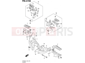 SUZUKI VZR1800-BZ L7 (2017) Intruder M1800R / Boulevard M109R (E19) 415A - FOOTREST