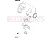 SUZUKI VZR1800-BZ L7 (2017) Intruder M1800R / Boulevard M109R (E19) 122A - STARTER CLUTCH