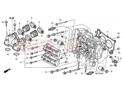 HONDA FJS400D8 ED SILVER WING 400 2008 E-2 CYLINDER HEAD