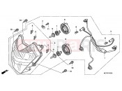 HONDA FJS400D8 ED SILVER WING 400 2008 F-1 HEADLIGHT(FJS400D8)