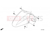 HONDA FJS400D8 ED SILVER WING 400 2008 F-8 FRONT FENDER(FJS400D8)