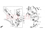 HONDA FJS400D8 ED SILVER WING 400 2008 F-4 FRONT BRAKE MASTERCYLINDE R