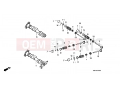 HONDA FJS400D8 ED SILVER WING 400 2008 E-3 CAMSHAFT/VALVE