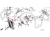 HONDA FJS400D8 ED SILVER WING 400 2008 F-31 RADIATOR(FJS400D8)
