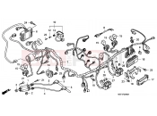 HONDA FJS400D8 ED SILVER WING 400 2008 F-29 WIRE HARNESS(FJS400D8)
