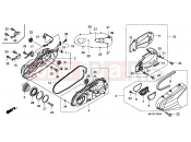 HONDA FJS400D8 ED SILVER WING 400 2008 E-12 SWINGARM