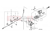 HONDA FJS400D8 ED SILVER WING 400 2008 F-5-2 PARKING BRAKE