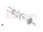 HONDA FJS400D8 ED SILVER WING 400 2008 E-13 DRIVE FACE