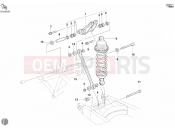 DUCATI Monster 620 Dark REAR SHOCK ABSORBER » SWING ARM