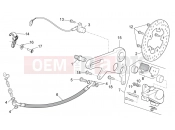 APRILIA Tuono V4 1000 R APRC ABS Rear brake caliper