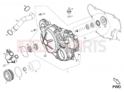 DERBI Terra 125 Clutch cover