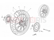 DERBI Terra 125 Rear wheel