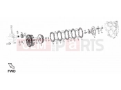 DERBI Terra 125 Adventure Clutch