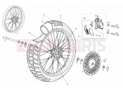DERBI Terra 125 Adventure Front wheel