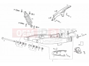 DERBI Terra 125 Adventure Swing arm - Shock absorber