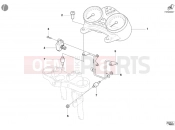 DUCATI 2005 Monster 620 Dark Single Disc METER » HANDLE BAR