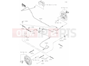 KAWASAKI MULE SX (KAF400PLF) Rear Brake Piping