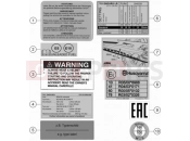 HUSQVARNA 2020 Street 701 Enduro LR (F2603T2) [EU] TECHNIC INFORMATION STICKER|Frame|80
