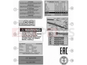 HUSQVARNA 2020 Street 701 Enduro (F2603T1) [EU] TECHNIC INFORMATION STICKER|Frame|80