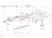 DUCATI 2005 Monster 620 Dark Single Disc OIL PUMP - FILTER » LUBRICATION SYSTEM