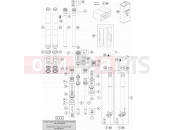 HUSQVARNA 2020 Offroad FC 350 (F2201T1) [EU] FRONT FORK DISASSEMBLED|Frame|01