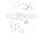 HUSQVARNA 2020 Offroad TC 50 (F2001T4) [EU] EXHAUST SYSTEM|Frame|05