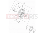 HUSQVARNA 2021 Street FS 450 (F2303U0) [EU] FRONT WHEEL|Frame|09