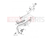 YAMAHA RT100 RT100M (3ULB) 2000 EXHAUST