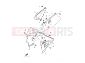 YAMAHA RT100 RT100M (3ULB) 2000 SIDE COVER