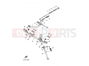YAMAHA RT100 RT100M (3ULB) 2000 STAND & FOOTREST