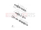 YAMAHA XJ 600 S Diversion XJ600S XJ600 DIVERSION (4LX7) 2000 GETRIEBE