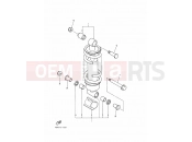 YAMAHA XJ 600 S Diversion XJ600S XJ600 DIVERSION (4LX7) 2000 HINTERRADAUFHANGUNG