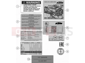 KTM 1290 Super Adventure R TKC (F9903T7) [EU] 2020 TECHNIC INFORMATION STICKER