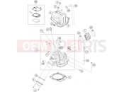 KTM 450 SX-F Factory Edition (F8475T1) [US] 2020 CYLINDER HEAD