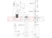 KTM 300 EXC CKD (F7440U6) [BR] 2021 SHOCK ABSORBER DISASSEMBLED