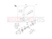 KAWASAKI 2003 Kickstarter Mechanism
