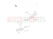 KAWASAKI 2003 Footrests