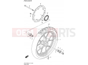 SUZUKI GSX-R125XA L9 (2019) (P21,DL33AZK) 530A - FRONT WHEEL