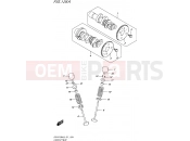 SUZUKI GSX-R125XA L9 (2019) (P21,DL33AZK) 126A - CAMSHAFT/VALVE