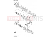 SUZUKI GSX-R125XA L9 (2019) (P21,DL33AZK) 206A - TRANSMISSION