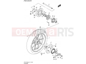 SUZUKI GSX-R125XA L9 (2019) (P21,DL33AZK) 550A - REAR WHEEL