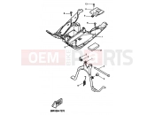 YAMAHA Aerox 50 YQ 50 YQ50 AEROX (5HE3) 1999 SUPPORT & REPOSE PIED