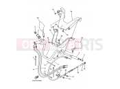 YAMAHA Majesty 250 YP 250 YP250S MAJESTY 250 (5CG3) 1999 Steering handle. Cable 1 (4HC1-5)