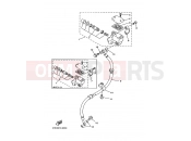 YAMAHA Majesty 250 YP 250 YP250A MAJESTY 250 (5CG4) 1999 Front master cylinder (4HC1, 2, 3, 4, 5)